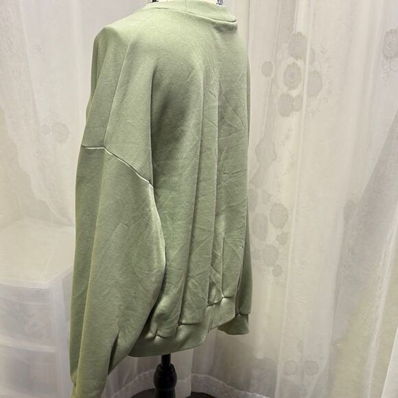 Sage Green Crewneck Sweatshirt - Picture 2 of 2